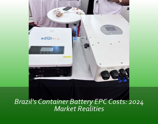 Brazil's Container Battery EPC Costs: 2024 Market Realities